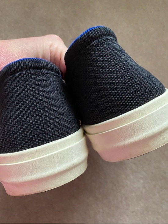 Rothys Mens Black Knit Slip On Sneakers Size 12 Shoes Casual Minimalist Washable